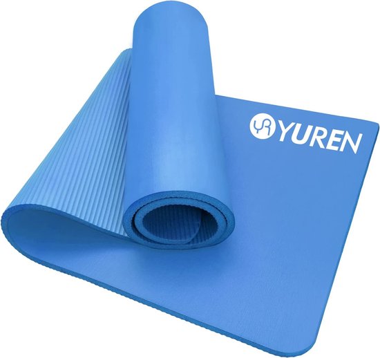 RYTAMT Tapis de Yoga épais 183 × 61 cm 15 mm d'épaisseur NBR Tapis