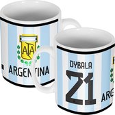 Argentinië Dybala 21 Team Mok