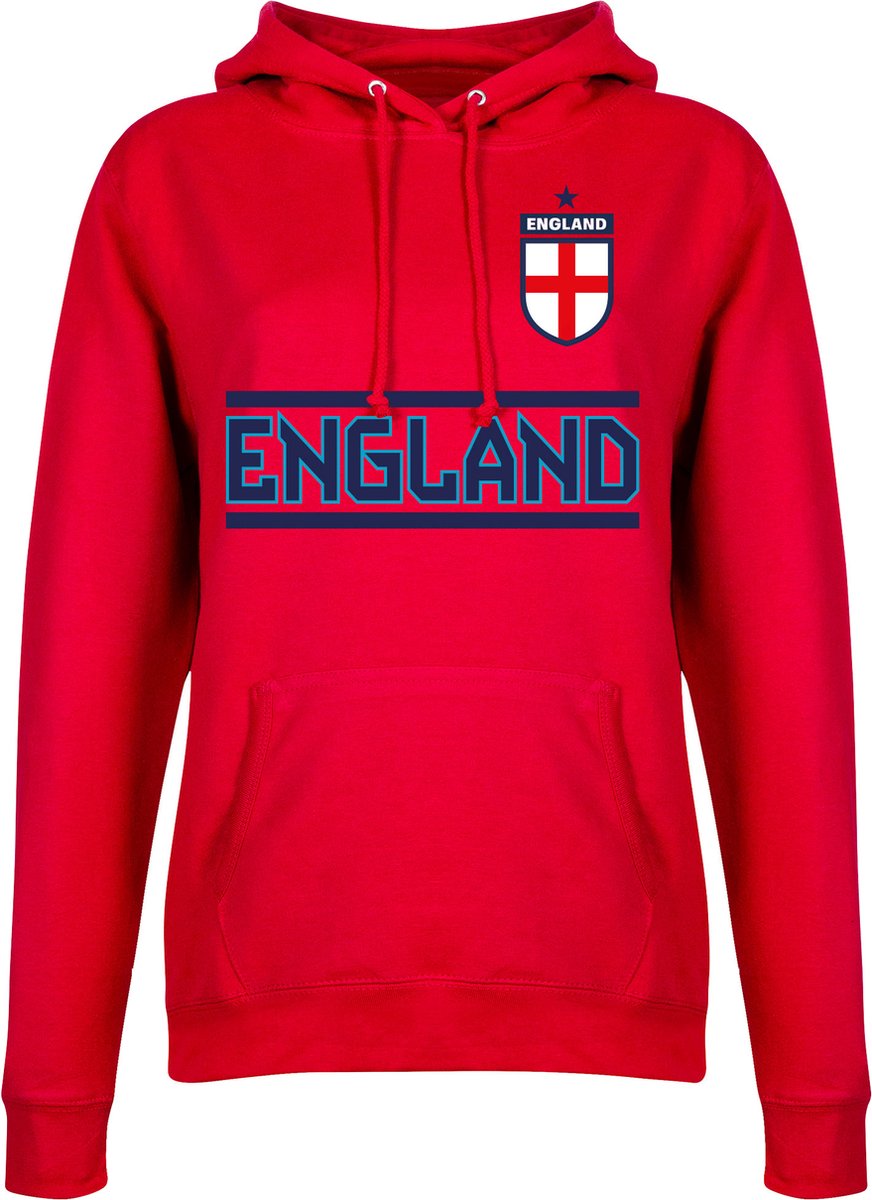 Engeland Dames Team Hoodie - Rood - XS