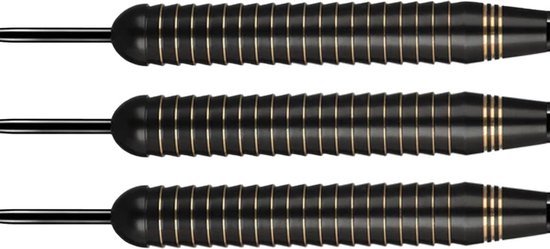 DESIGNA Mako Darts - Steel Tip Electro Brass - Shark Grip - Black van Designa — afbeelding 2