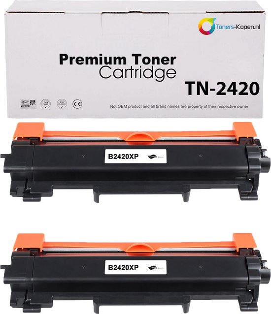 Huismerk Toner - Alternatief voor Brother TN-2420 - Zwart - Multipack