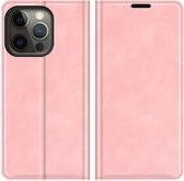 Just in Case Wallet Case Magnetic hoesje voor iPhone 13 Pro - roze