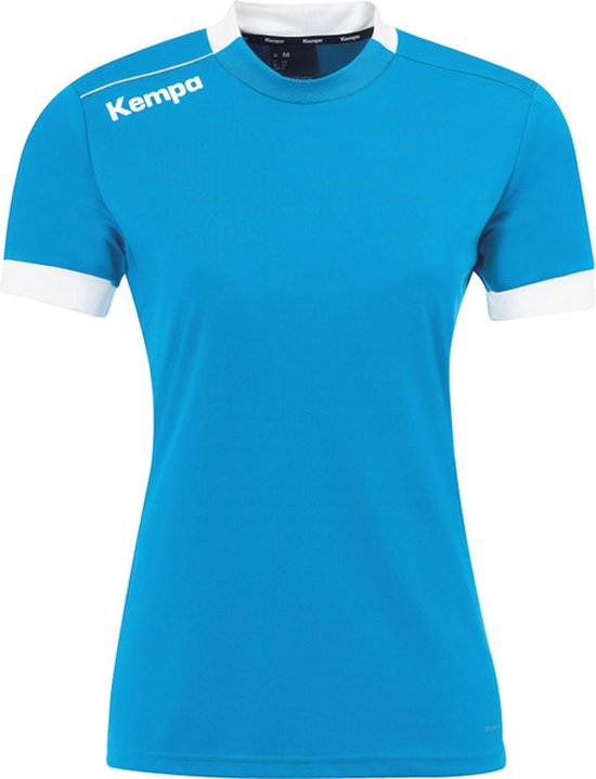 Kempa Player Shirt Dames Kempablauw-Wit Maat XS