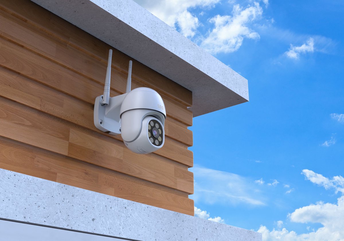 SEC24 CAM216W Dome Camera wit - IP Camera draai- en kantelbaar voor buiten - FHD 1080P - Kleuren nachtzicht – foto 3