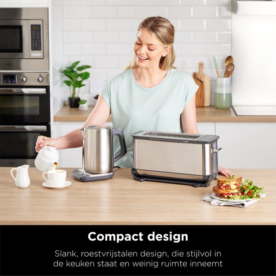 Ninja Foodi 3-in-1 Toaster, Grill & Panini Press [ST202EU], 7 Cooking  Functions, 7 Settings, Toaster Mode, Grill Mode, Timer, Stainless Steel :  : Home & Kitchen