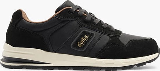 gallus Zwarte suède sneaker - Maat 42 | bol.com