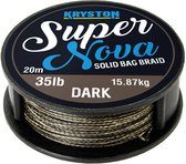 Kryston - Super Nova Slow Sinking Supple Braid - 20 meter - Dark Silt (35 lb)