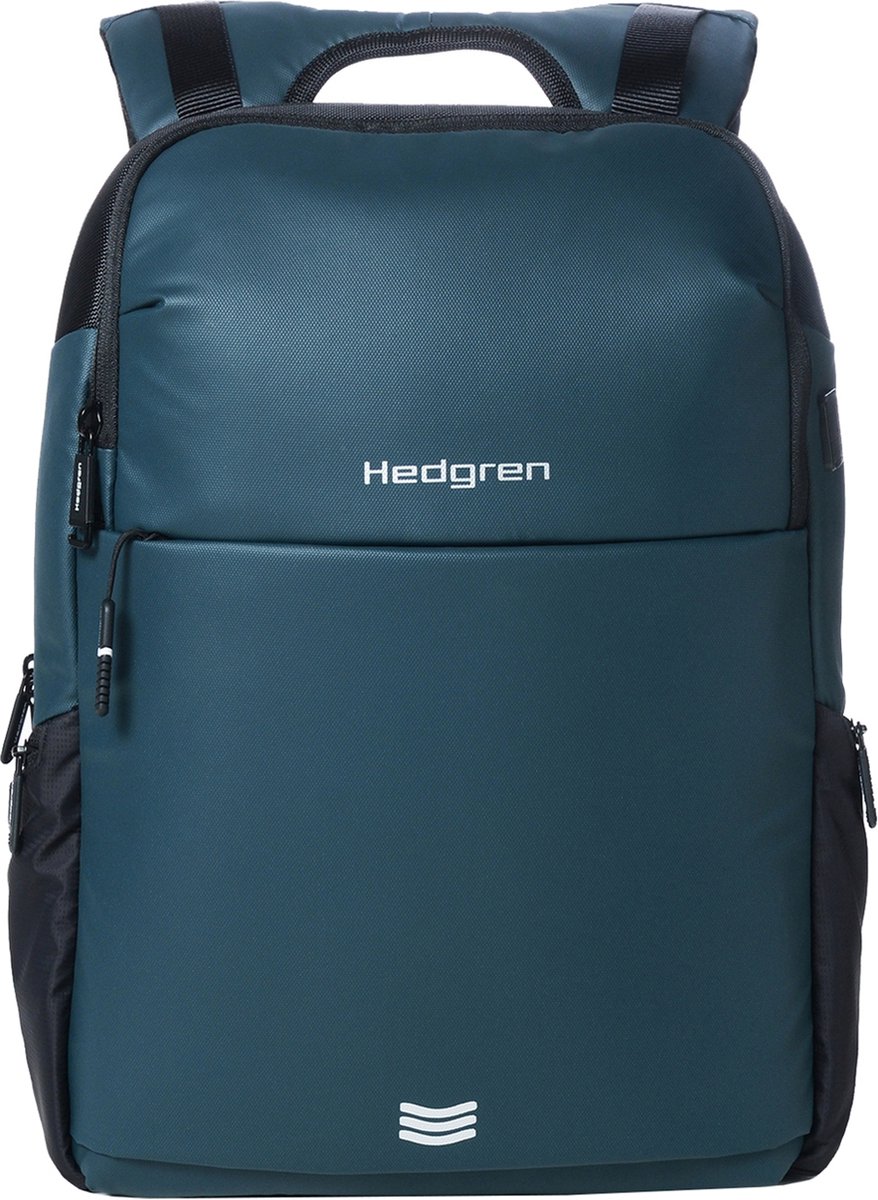 Hedgren Mannen Laptop Rugzak / Rugtas / Laptoptas / Werktas - Commute - Blauw - 15.4 inch