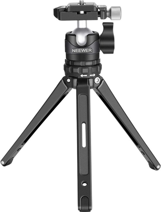 Foto: Neewer draagbare compacte tafel macromini statief 19 cm met 360 graden kogelkop met laag profiel 1 4 inch snelkoppelingsplaat voor dslr camera s laadvermogen tot 17 6 pond