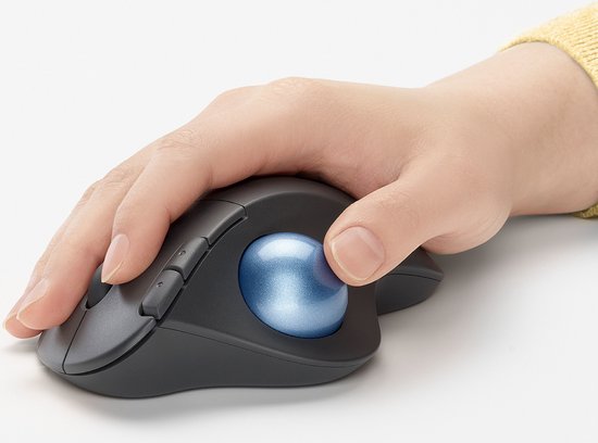 Logitech ERGO M575 for Business souris Droitier RF sans fil + Bluetooth Trackball 2000 DPI