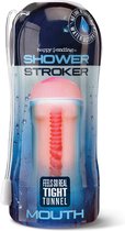 Global Novelties Masturbator Love Toy HAPPY ENDING SHOWER STROKER MOUTH beige