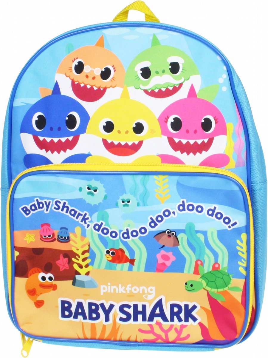 Baby Shark kleuter rugzak met tablet vak