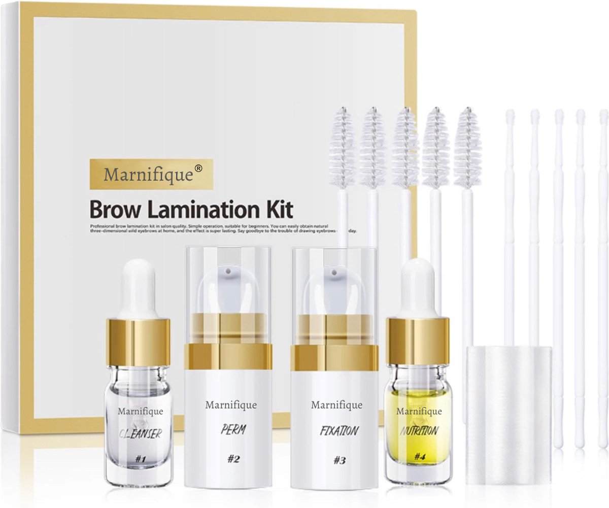 Marnifique® Professional Brow lamination kit - Starterkit - Brow lift - Wenkrbauw lift - Brow soap