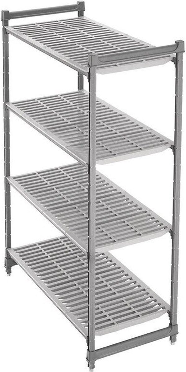 Cambro Stelling 183cm Hoog 4 Schappen - 61cm Diep - Horeca & Professioneel