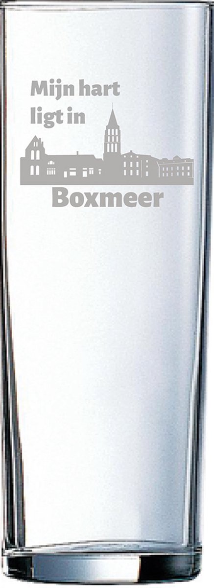 Gegraveerde longdrinkglas 31cl Boxmeer