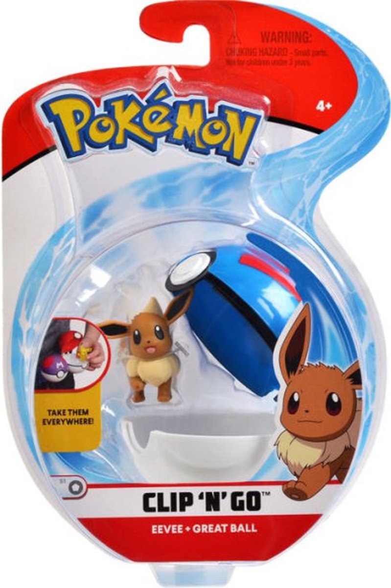 Pokemon Clip'N'Go Series 7 Figuur met Pokeball - 1 stuk - Mix - Willekeurig verzonden — afbeelding 5