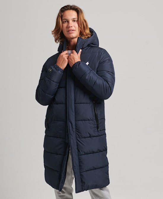Superdry Manteau long à capuche avec logo pour homme | bol.com