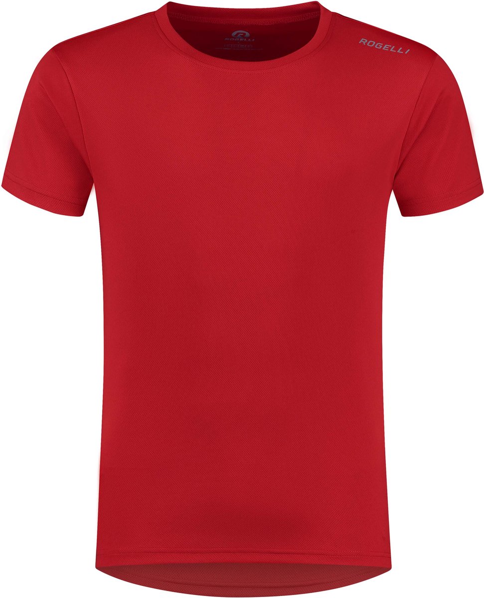 Rogelli Promo Heren Hardloopshirt - Korte mouw - Rood