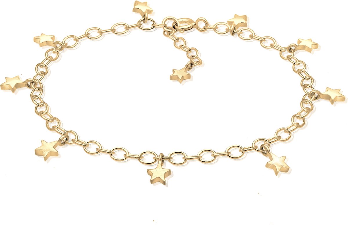 Elli - Halsketting - Dames choker halvemaan astro in 925 sterling