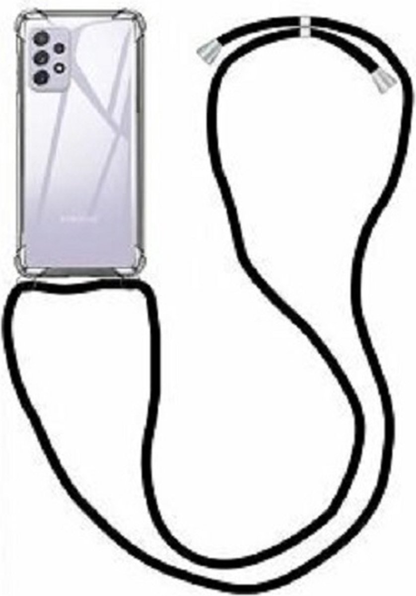 Samsung A72 Hoesje Met Koord Transparant