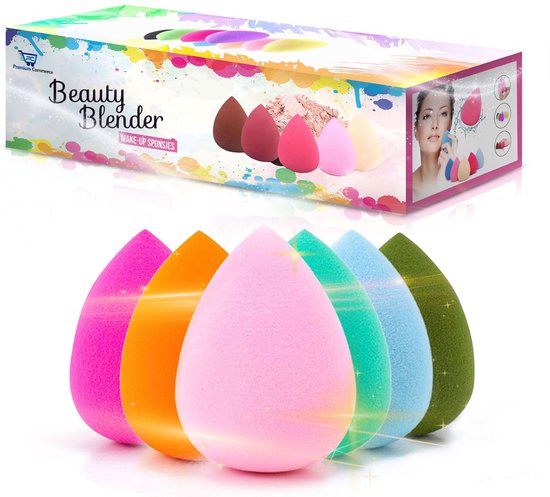 Beauty Blender - Make-up Sponsjes - Spons - 6 stuks - Zacht & Perfecte vorm!
