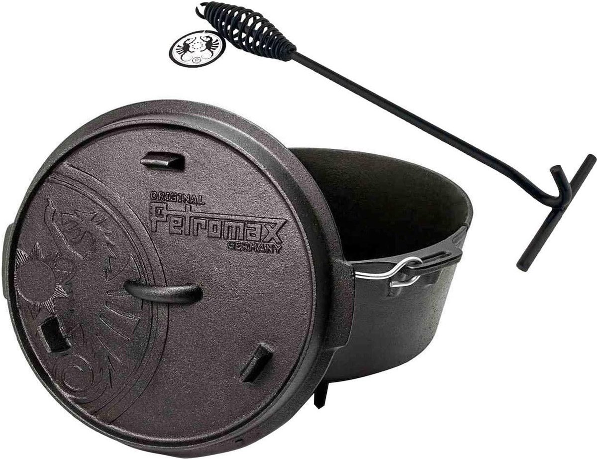 Dutch Oven FT3-3QT (met pootjes) en Deksellifter