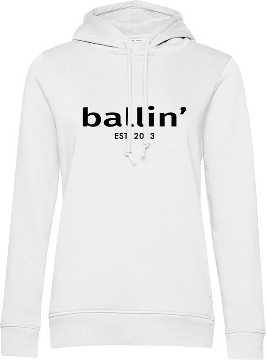 Dames Hoodies met Ballin Est. 2013 Wmn Hoodie Print - Wit - Maat S