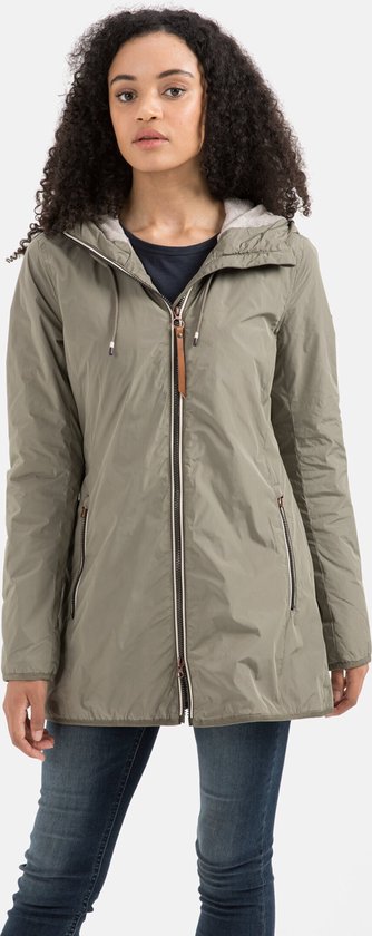 Camel active Lange windbreaker gemaakt van gerecycled polyester