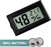 Ease Electronicz Hygrometer - Weerstation - Luchtvochtigheidsmeter - Thermometer Voor Binnen - Incl. Batterijen