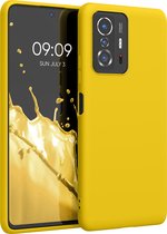 kwmobile telefoonhoesje geschikt voor Xiaomi 11T / 11T Pro - Hoesje voor smartphone - Back cover in stralend geel