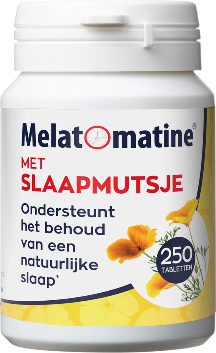 Melatomatine met Slaapmutsje - Supplement- 250 tabletten | bol