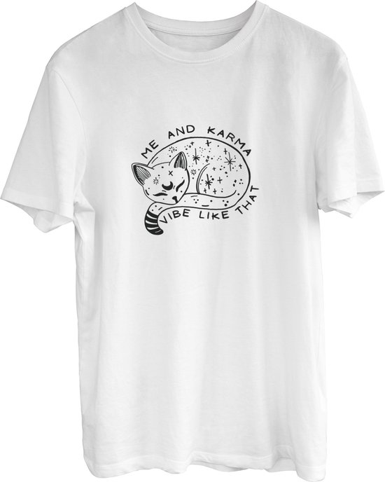 Me and KARMA is a Cat Midnights T-Shirt, cadeau voor Taylor Swift-fans, Taylor Swift Fan Gift , L Size
