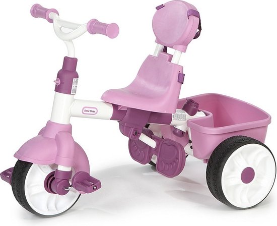 Little Tikes 4-in-1 Driewieler Meisjes Roze | bol.com