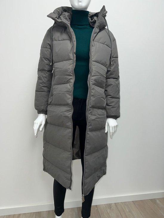 Manteau d'hiver long Blise| Épais garni I Tailles S à XXL Zwart et Vert |  bol