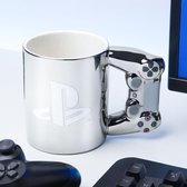 Playstation: Playstation 4 Silver Controller Mug