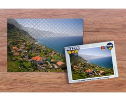 Puzzel De stad Ponta Delgada op Madeira - Legpuzzel - Puzzel 1000 stukjes volwassenen