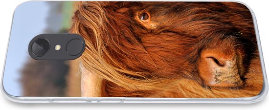 Coque Xiaomi Redmi 5 - Highlander écossais - Herbe - Arbre - Coque de téléphone en Siliconen