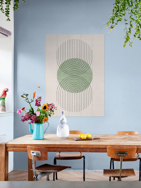 IXXI Perfect Point Green - Décoration murale - Abstrait - 80 x 60 cm