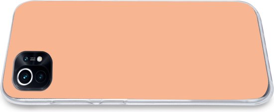 Xiaomi Mi 11 - Abricot - Rose - Pastel - Uni - Oranje - Coque de téléphone en Siliconen