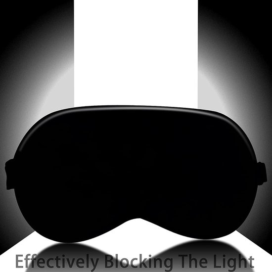 Townssilk 100% Zijden Slaapmasker Met Verstelbare Riem, Comfortabel En Superzacht Oogmasker Ultieme Slaaphulp Volledig Balckout Licht Nacht Blindford Licht Zonder Druk Drama Wit 2105881001