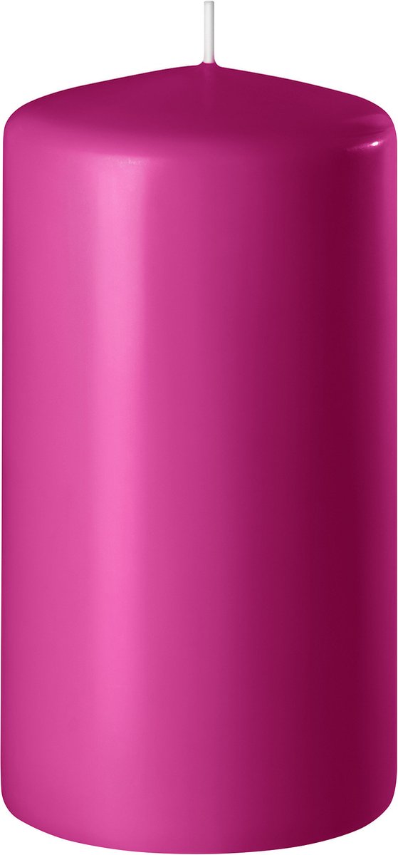 Bougie LED VOLUTA coloris rose diamètre 7,5 cm - 4MURS
