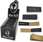 Alien Puff - Pre-Perforated - Unbleached - Filtertips - Tipjes - 25 Stuks Doos