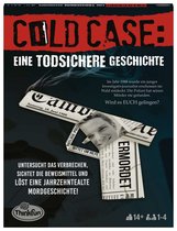 ThinkFun - 76464 - Cold Case: Eine todsicher Geschichte. Der Krimi im eigenen Heim. Wer findet den Mörder? Ein Rätsel-Spiel für Einen oder in der Gruppe ab 14 Jahren