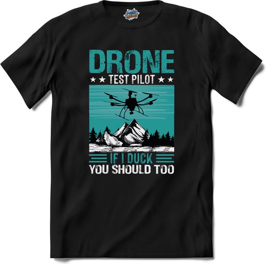 Drone test pilot | Drone met camera | Mini drones - T-Shirt - Unisex - Zwart