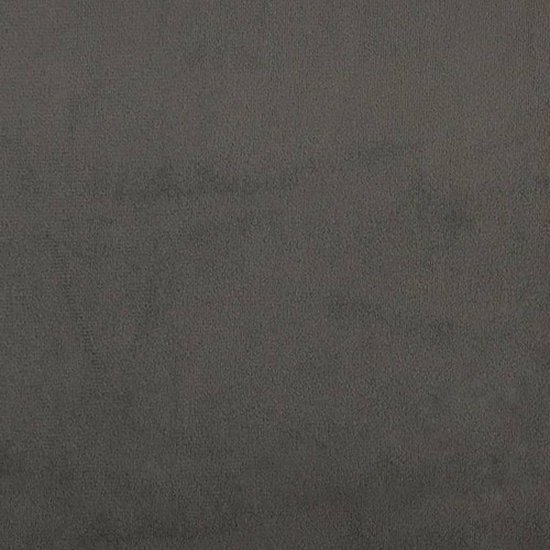 vidaXL Cadre de lit avec tête de lit Velours Gris foncé 80x200 cm