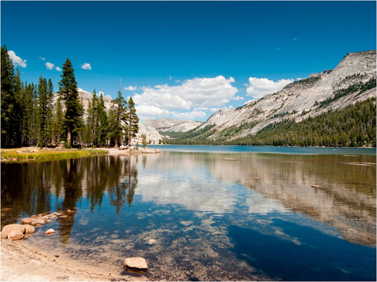 Fotobehang - Tenaya Lake - Yosemite National Park.