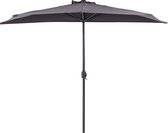 Bol.com Beliani GALATI - Halfronde parasol - Grijs - Kunststof aanbieding