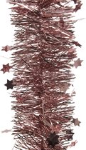 Decoris Guirlande Lametta Star Gloss Pink Velours dia10x270cm
