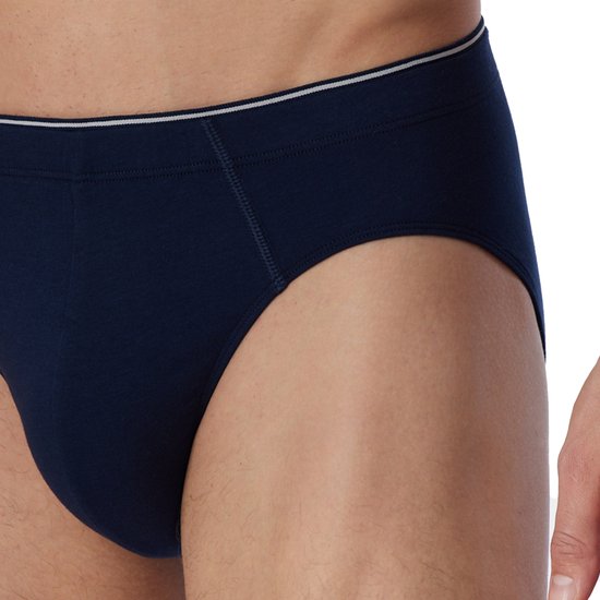Schiesser Slips Hommes 95/5 Coton bio - lot de 3 Bleu - Prêt Schiesser Slips Hommes 95/5 Coton bio - lot de 3 Bleu - Prêt