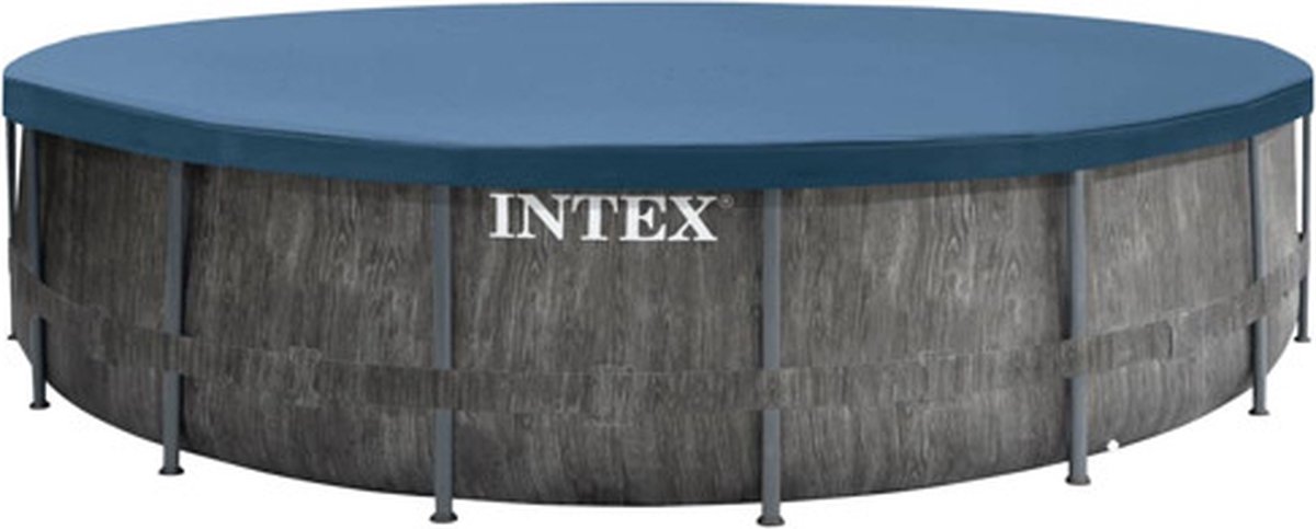 Intex Greywood Prism Frame zwembadset met filterpomp - Ø 457 x 122 cm